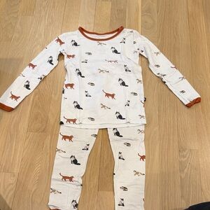 Kyte BABY Cat Print Pajama Set Size 4T